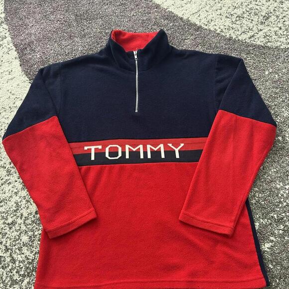 Tommy Fleece Half-Zip Pullover - Picture 1 of 5